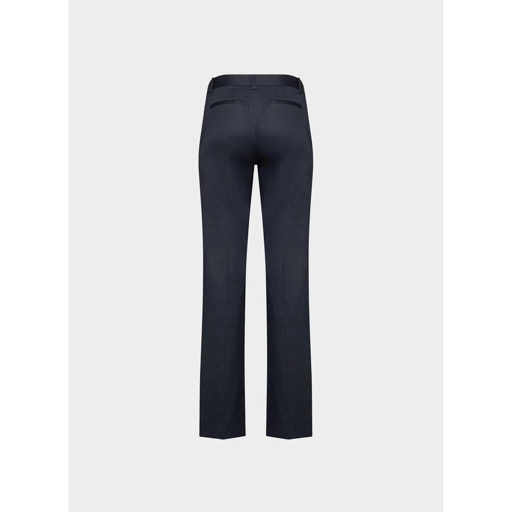 Aritzia Carleton Pant Chino Size 0 Oxford Navy Low Rise Straight Leg NWT - Picture 6 of 10